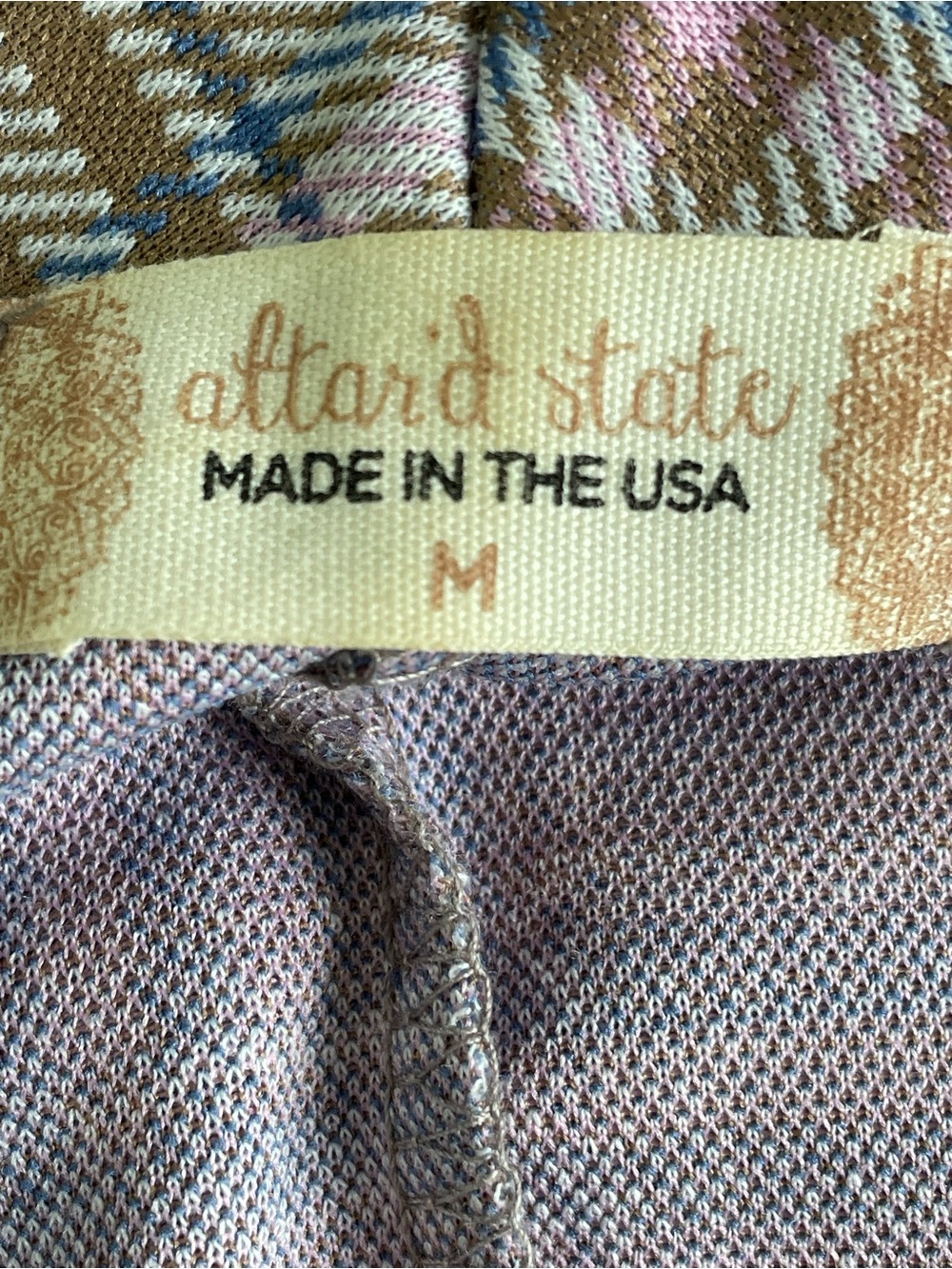 Altar'd State Plaid Blazer in Brown, Pink & Cream - Picture 5 of 6